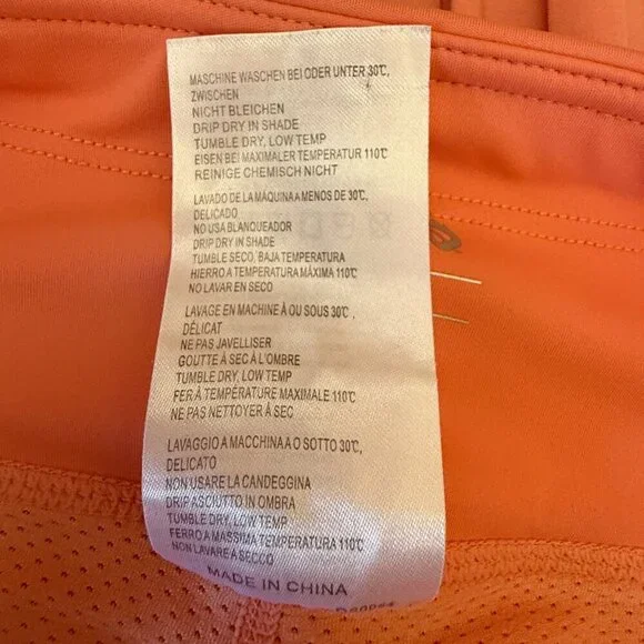 Women's XS Baleaf Pleated Athletic Skirt/Skort in Peach Pleated High Waist - Picture 7 of 8